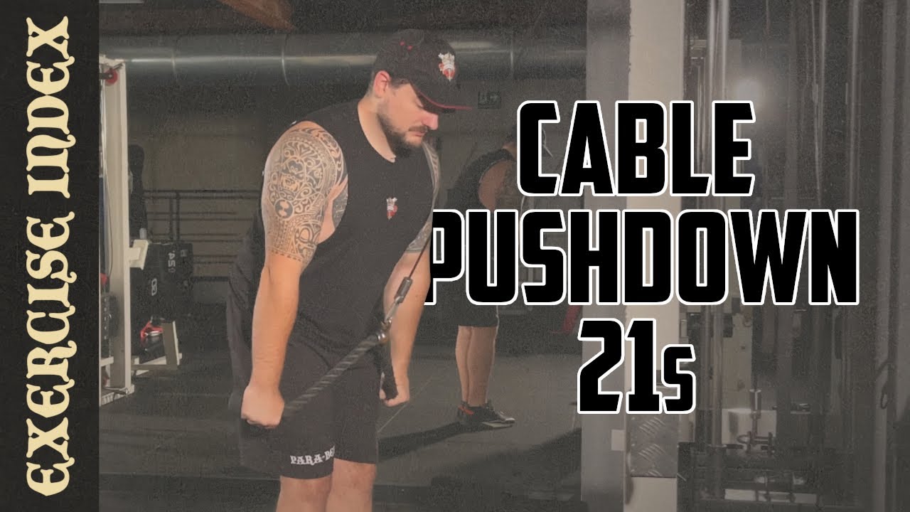 Tutorial CABLE PUSHDOWN 21's 🏋🏻‍♂️: Tecnica ed Esecuzione ✅️ (+Errori da evitare ❌️)