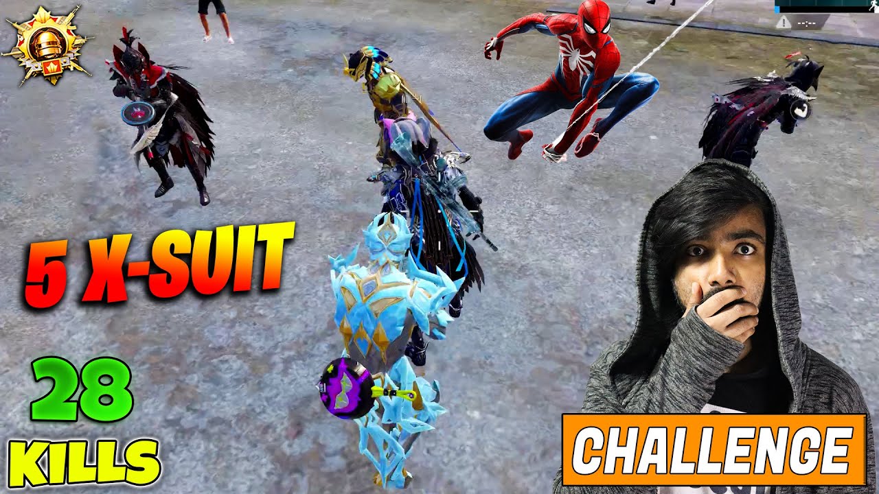 😱 OMG!! X-SUIT WAR, GLACIER X-SUIT VS BLOODRAVEN X-SUIT VS PHARAOH X-SUIT VS POSEIDON X-SUIT IN BGMI