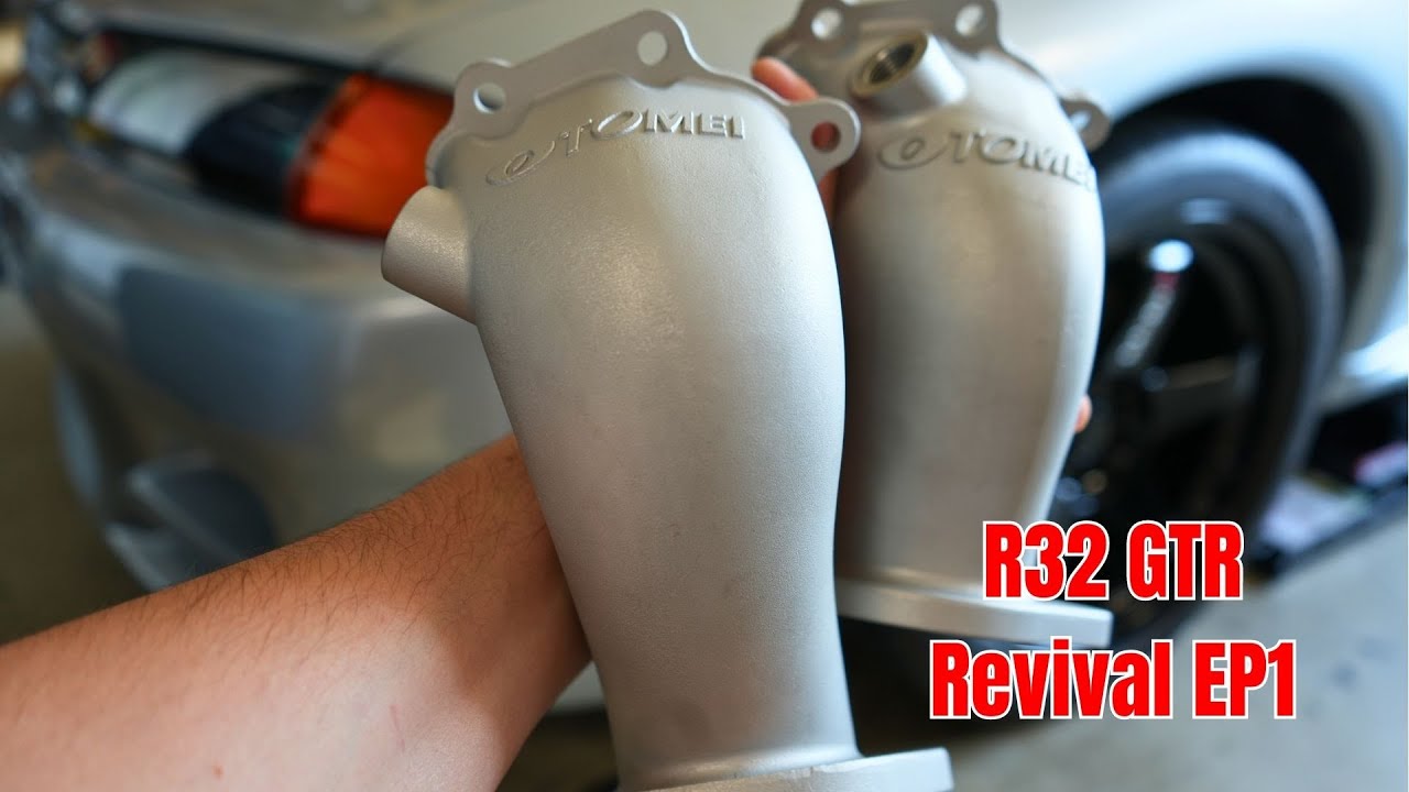 Full Send R32 GTR Revival build update Tomei Cast Turbo outlet pipe RB26