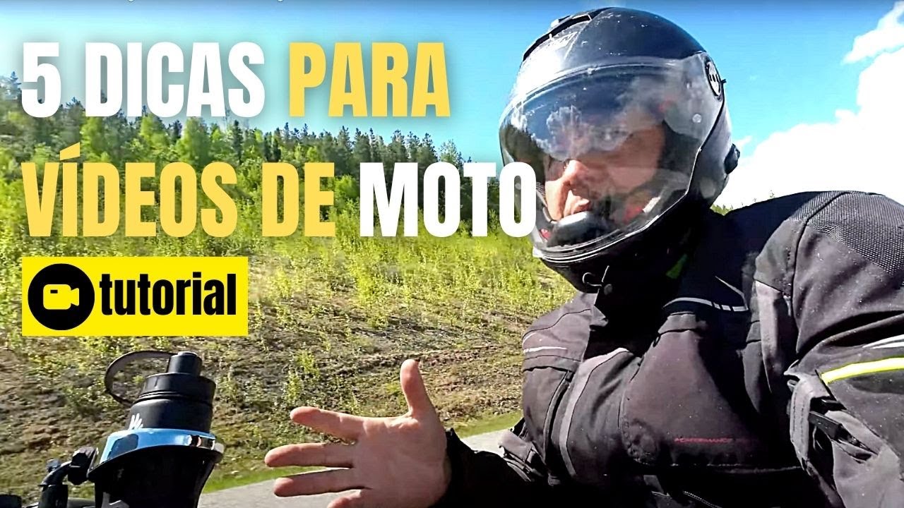 Como fazer vídeos de viagens de moto e motovlog