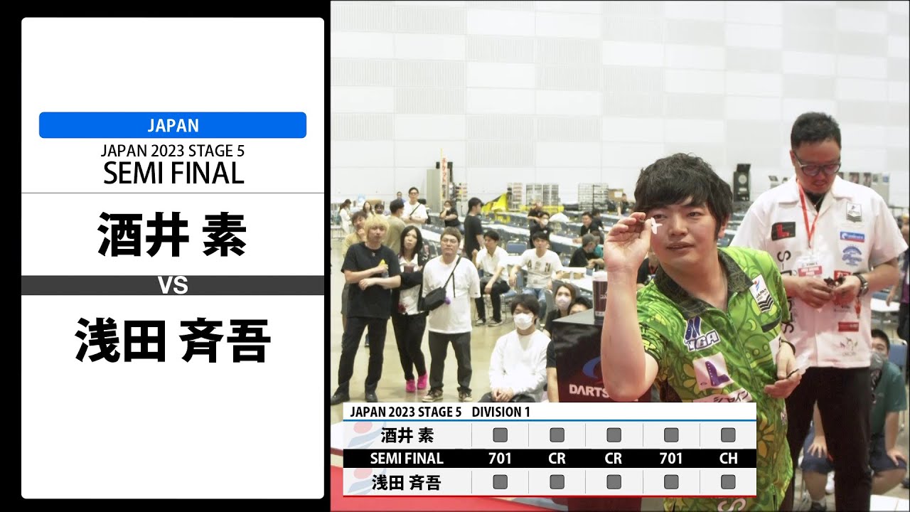 【酒井 素 VS 浅田 斉吾】JAPAN 2023 STAGE5 福島 SEMI FINAL
