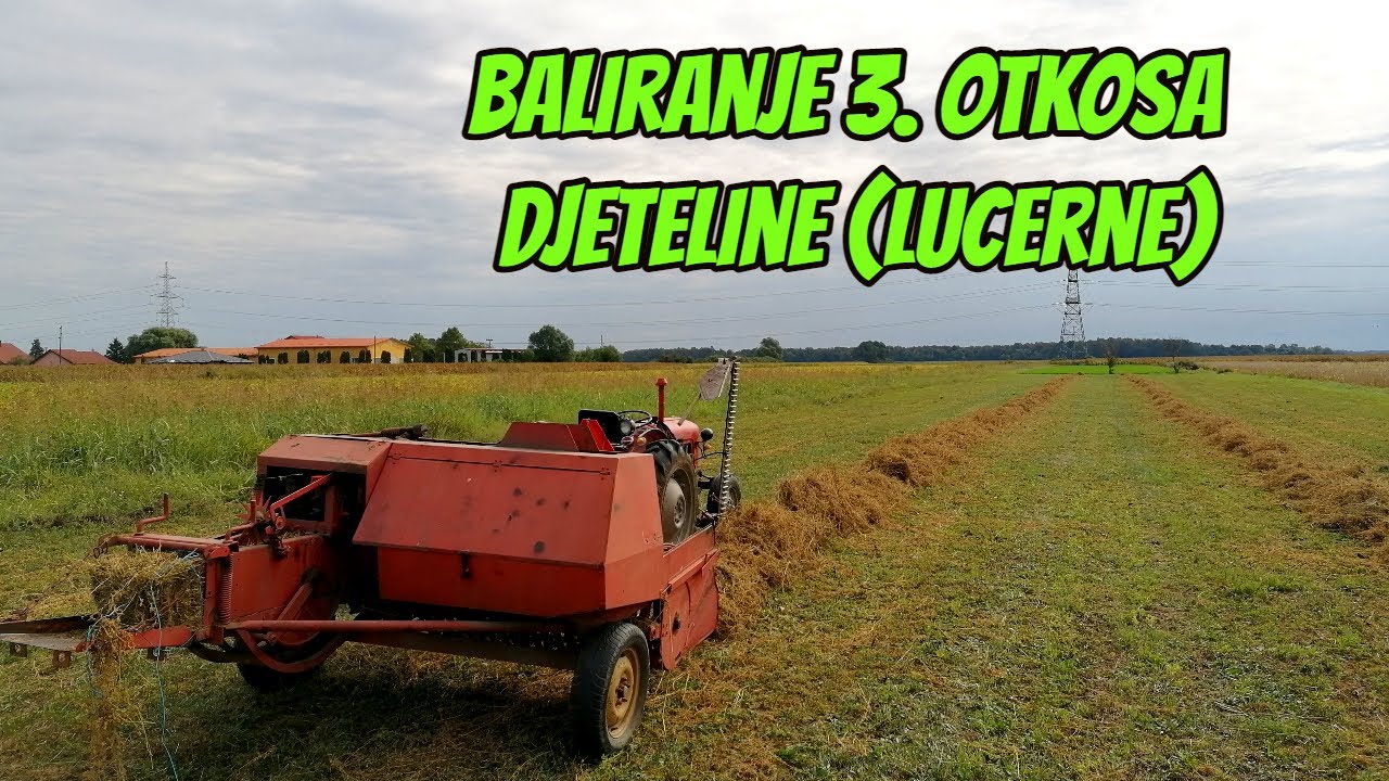 Welger AP-41 Baliranje 3. otkosa Djeteline sezona 2022.
