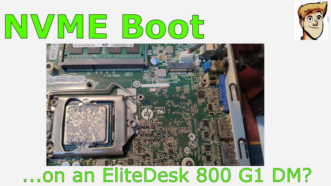 NVME boot on the  EliteDesk 800 G1 Mini?