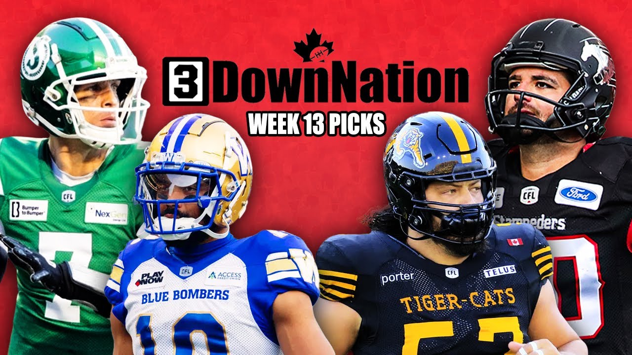 CFL Picks and Predictions (Week 13)
