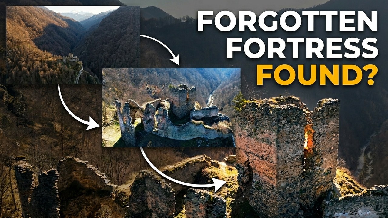 4K Drone Footage of Cetatea Colț - Europe's Forgotten Fortress #travel