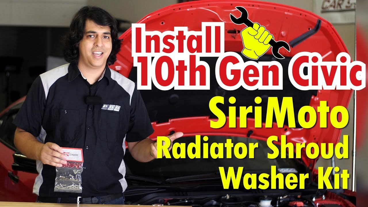 SiriMoto Radiator Shroud Kit - Baysavers Kit for 10th Gen Civics