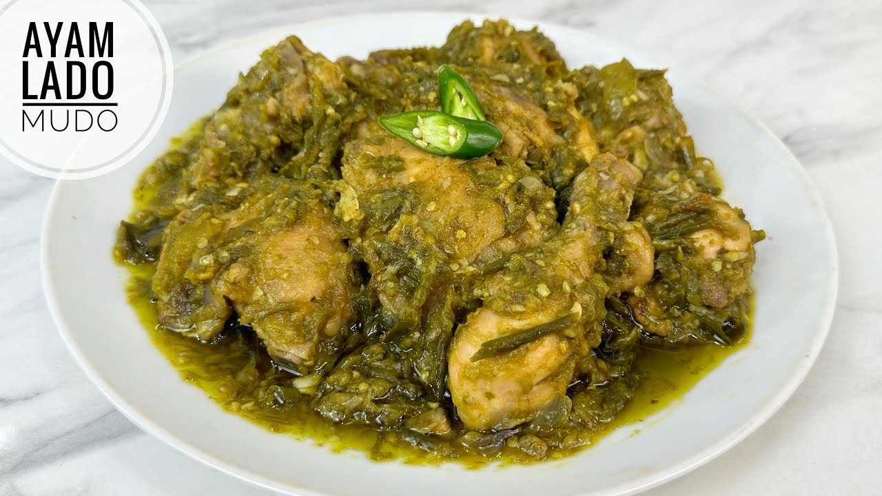 RESEP AYAM LADO MUDO ENAK BANGET !!! AYAM SAMBEL IJO TER MANTAPPPPP