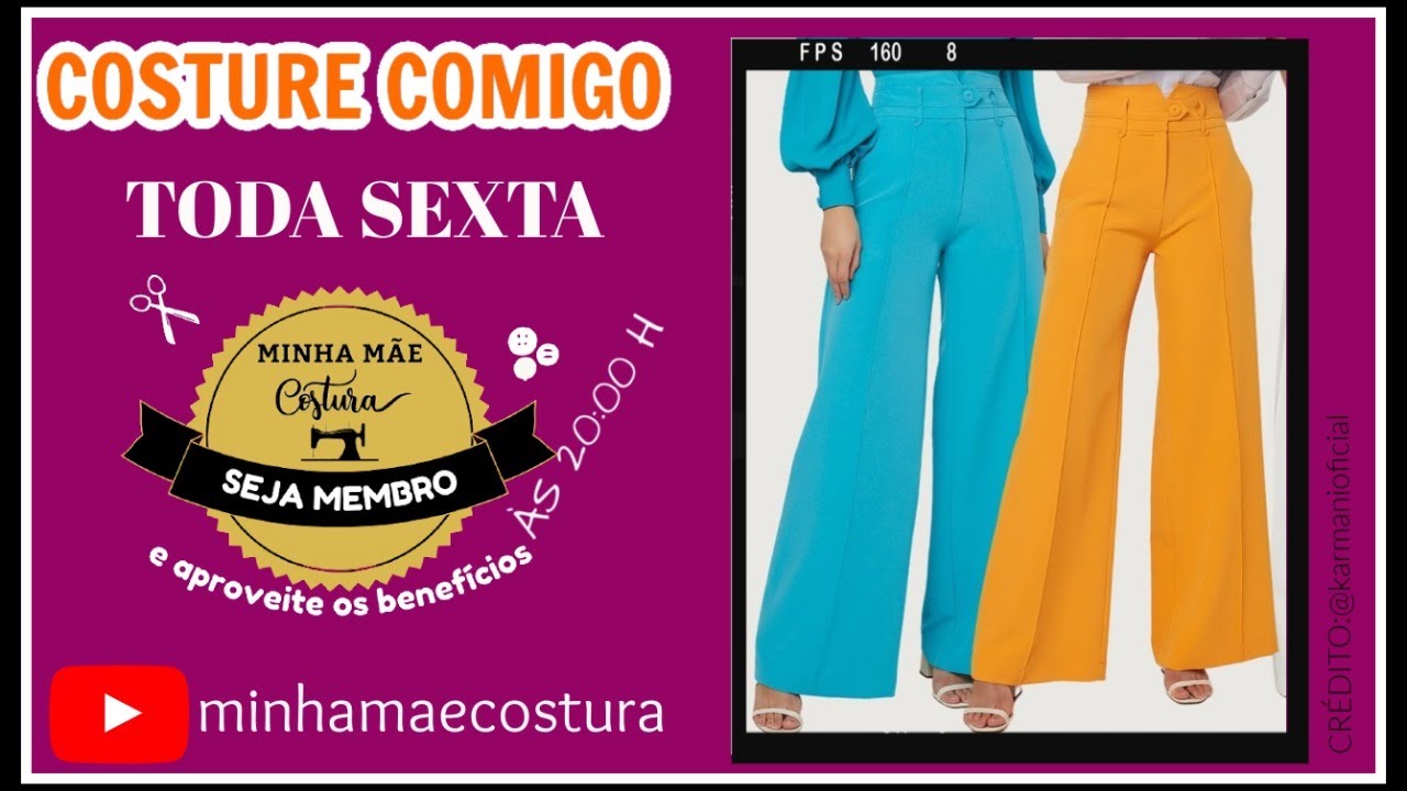 CALÇA CINTURA ALTA PANTALONA