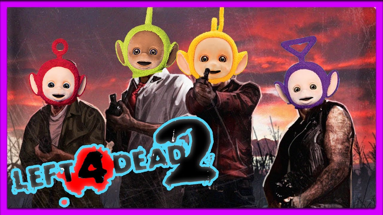 Left 4 Dead 2 | Teletubbies vs Teletubbies Zombie [Blood Harvest]