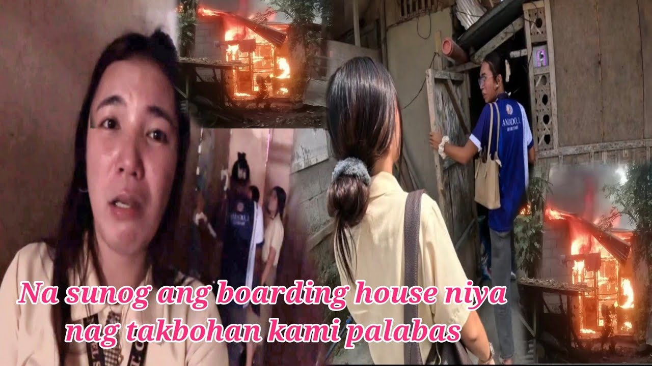 NA SUNOG ANG BOARDING NIYA NAG TAKBOHAN KAMI PALABAS BIGLAA ANG PANGYAYARI FIRSTIME KO MAKA PUNTA
