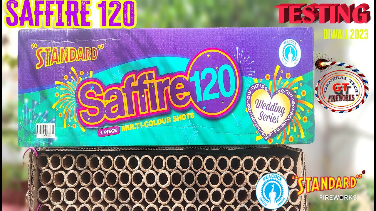 SAFFIRE 120 Standard Fireworks #standardfireworks #diwalistash2023 #fireworks
