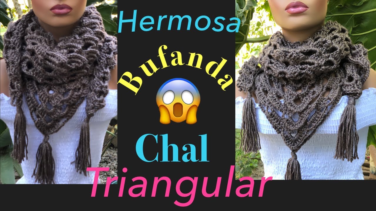 😱Bufanda Triangular Fácil De Hacer *Paso A Paso*