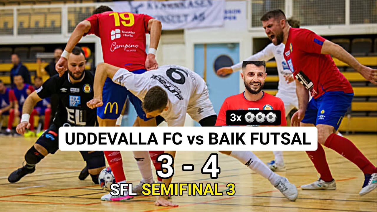BAIK futsal knocked out Uddevalla FC in the Semifinals! 3-4 #futsal #goals #highlights #semifinal