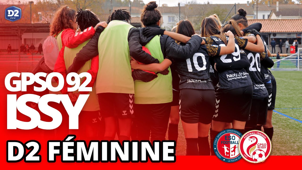 D2 Féminine: Issy victorieux face à La Roche-sur-Yon (J9)🦉🔴⚫
