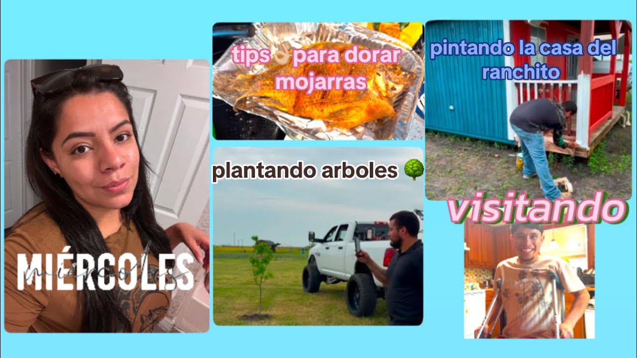 plantando arboles a nuestro nuevo ranchito🏡‼️por esta razon esta desesperado💆🏻‍♂️/mojarras doradas‼️
