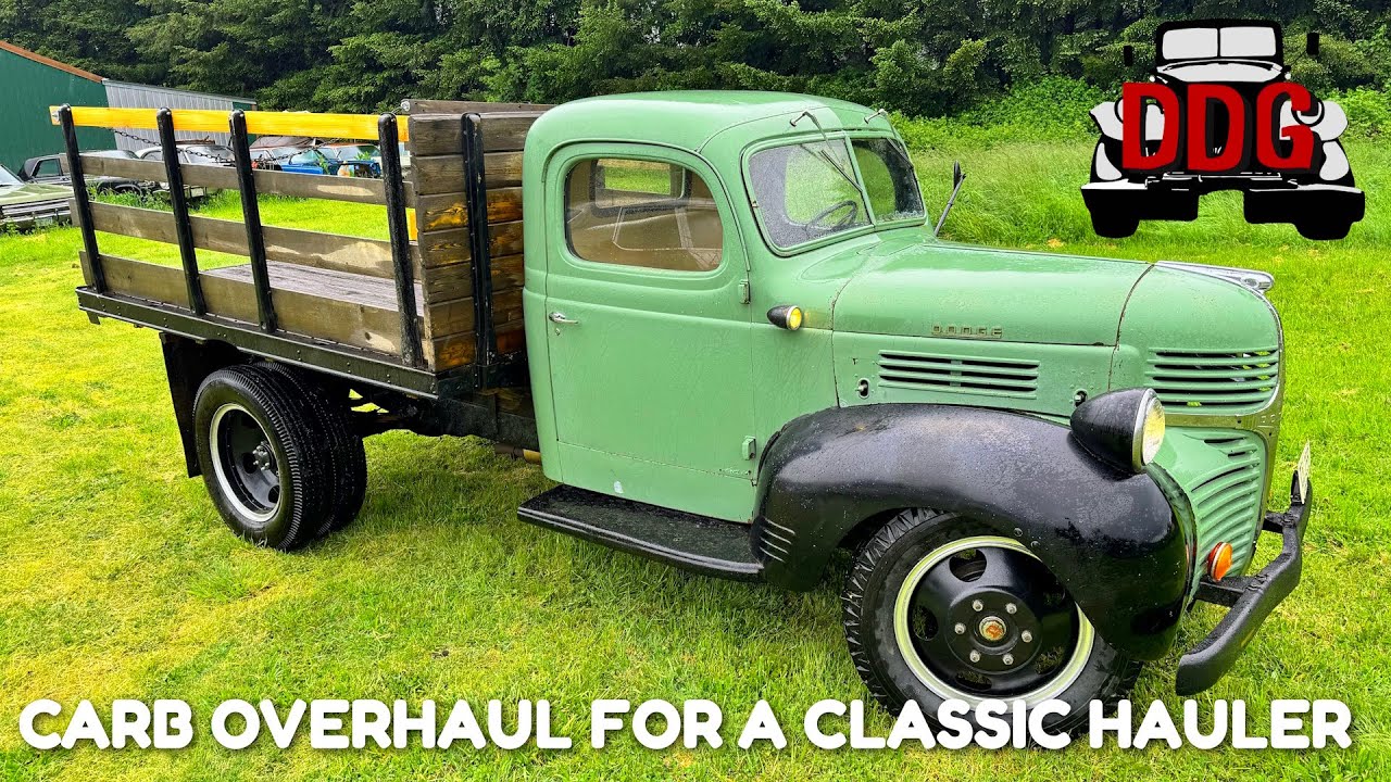 1942 Dodge Truck Carburetor Fix! Tuning, A Test Run, And A Dodge Truck History Lesson