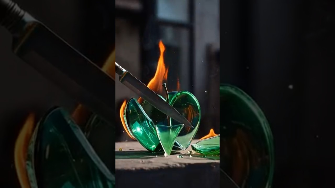 The Burning Emerald: A Glass Apple Experiment 🍏🔥