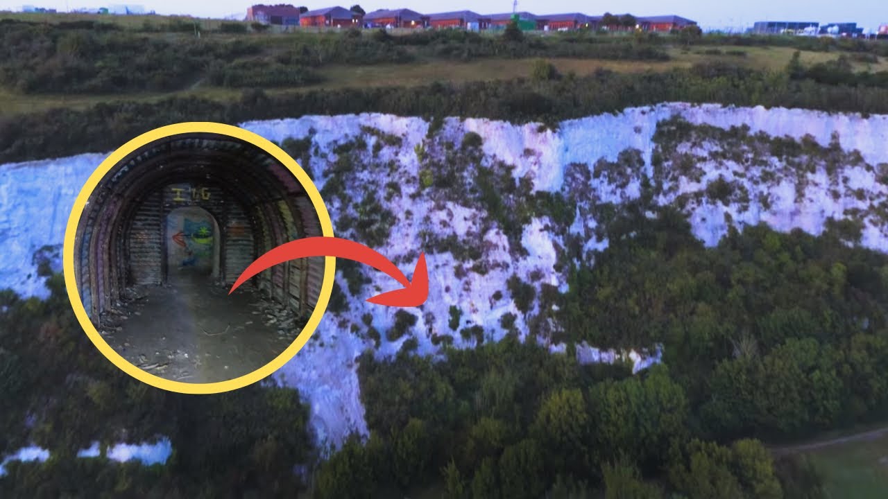 Exploring ABANDONED WW2 Places With Tunnels Carved Into The CLIFFS!
