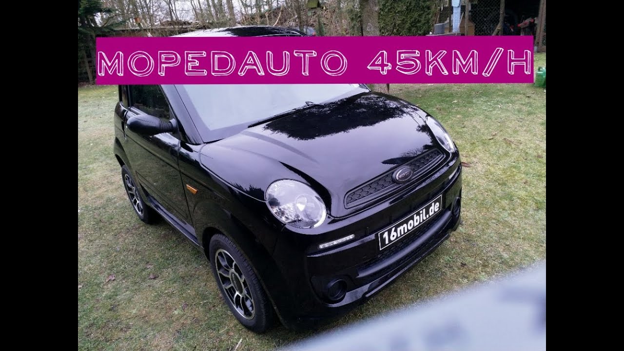 MICROCAR Dué Mopedauto 45km/h im Test (Autofahren ab 15 Jahren) 🚗 🙂👍