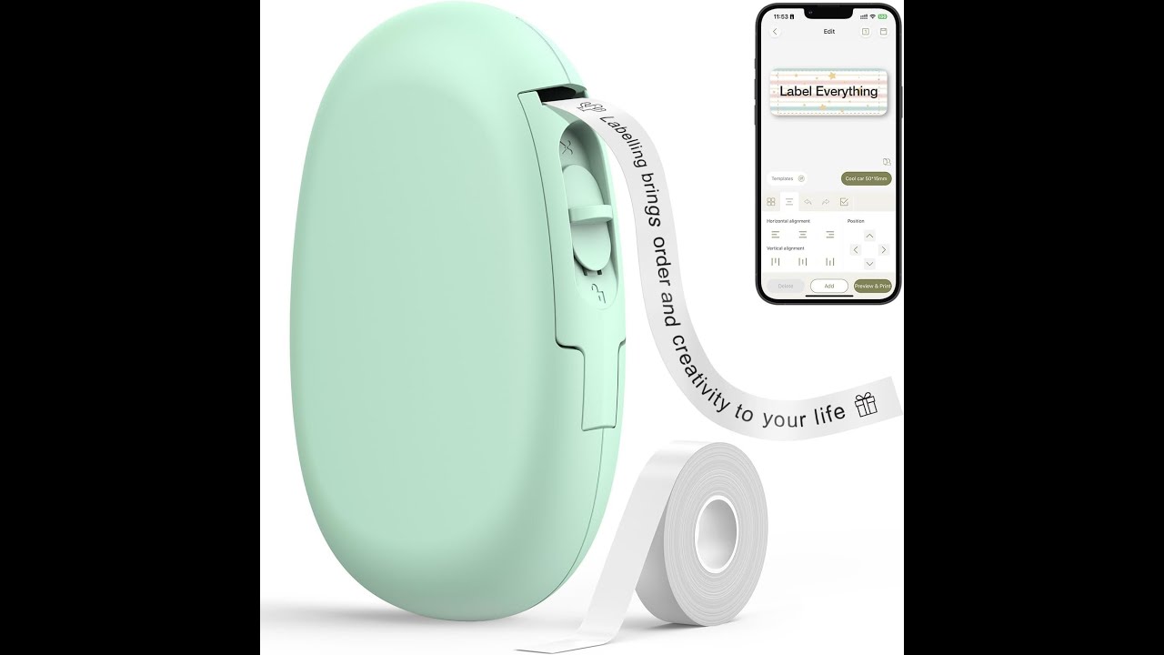 SUPVAN E10 Bluetooth Label Maker Review: Versatile and User-Friendly