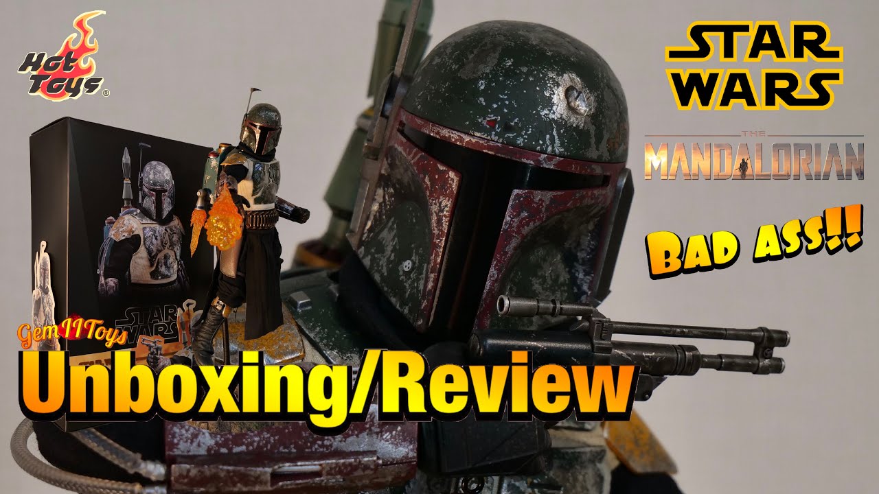 Hot Toys The Mandalorian BEST BAD ASS!! Boba Fett Book Mando Star Wars TMS033 Unboxing/Review ホットトイズ