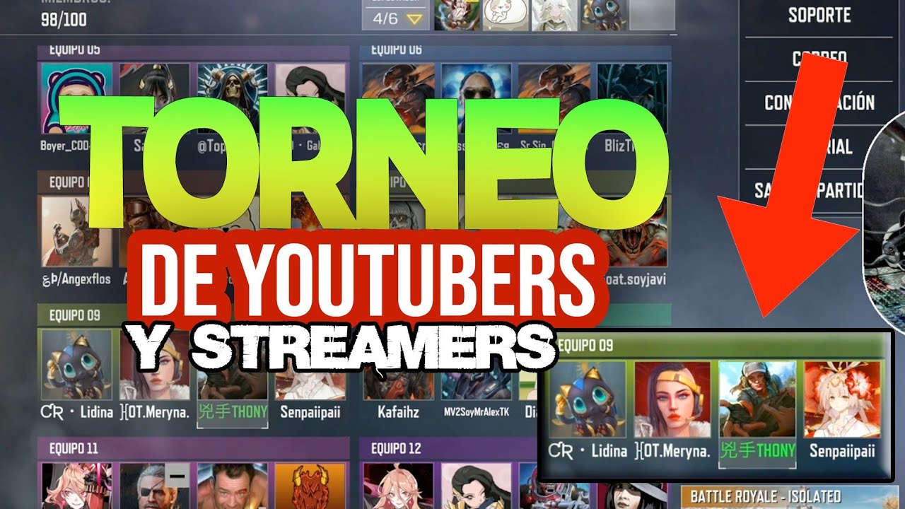 ASI FUE MI PARTICIPACIÓN EN EL TORNEO DE STREAMERS Y YOUTUBERS (Ganamos pero una Chiqiitiada)