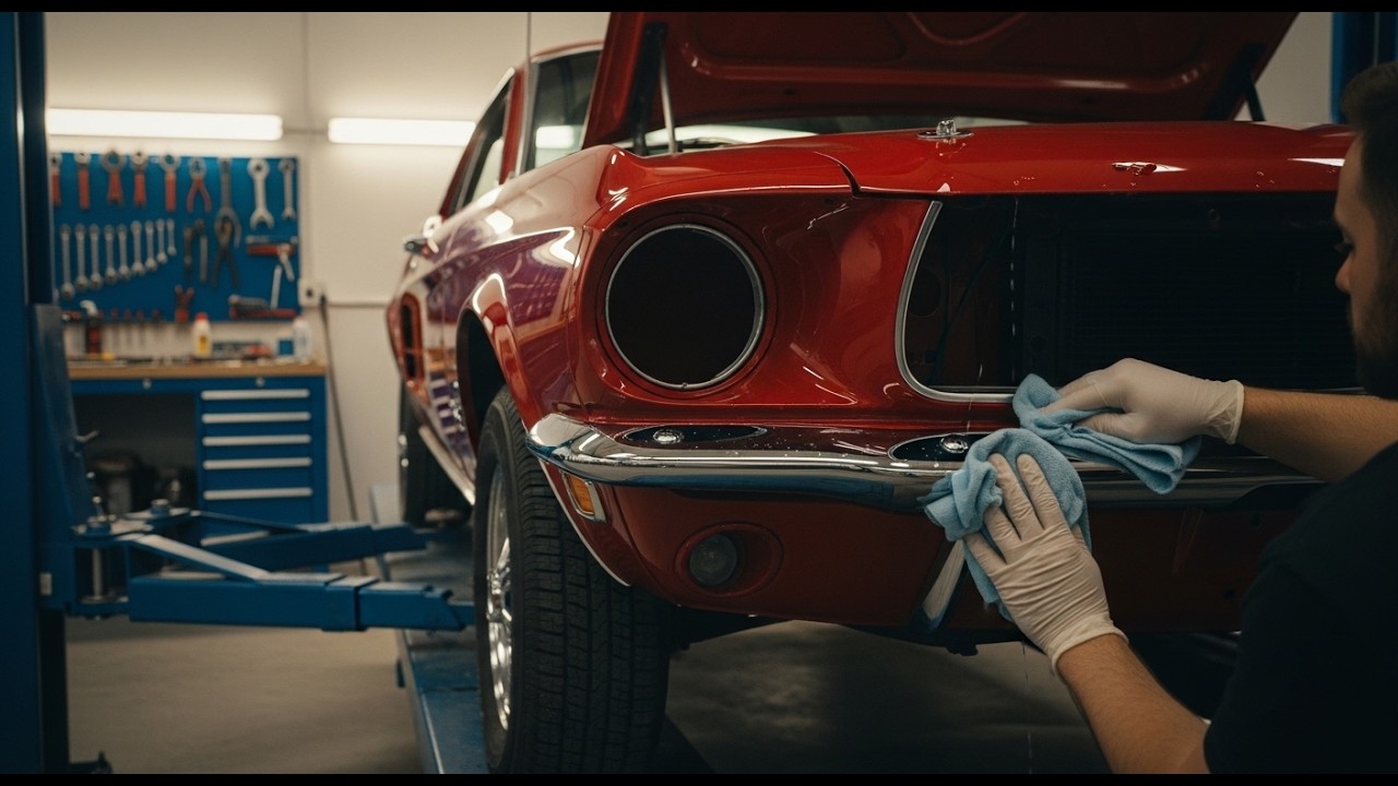 ASMR Car Restoration: Ford Mustang 1968 - Total Disrepair to New