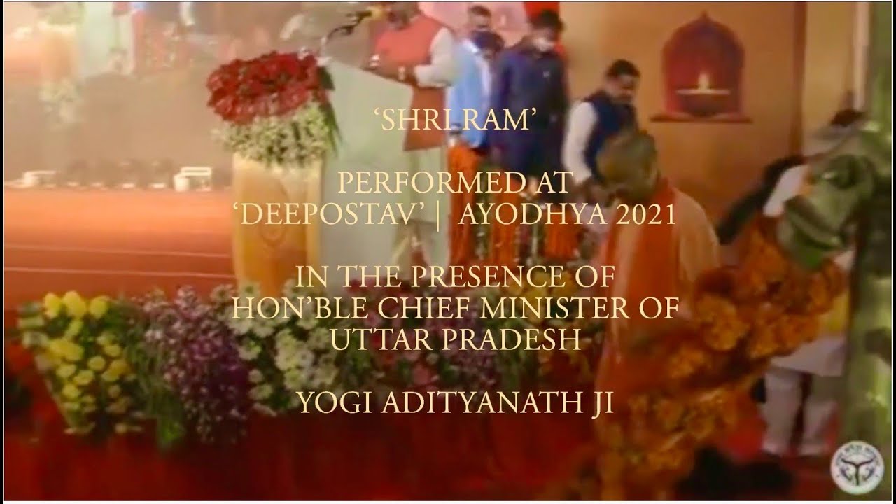 'SHRIRAM' Ramayana Diwali Episode at 'Deepotsva' | Ayodhya 2021. Jai Shri Lakshmi Ganeshaya Namah