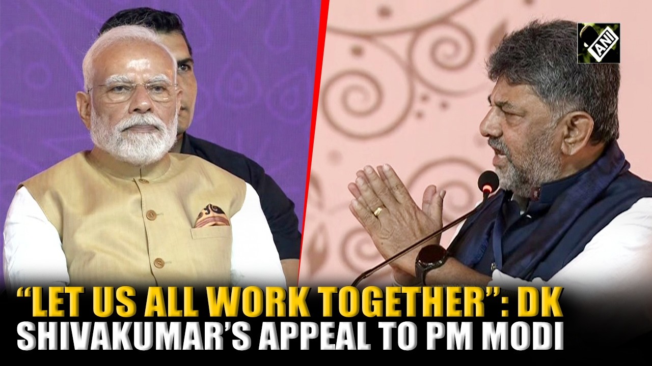 &ldquo;Let us all work together&rdquo;: WATCH! Karnataka CM DK Shivakumar&rsquo;s appeal to PM Modi