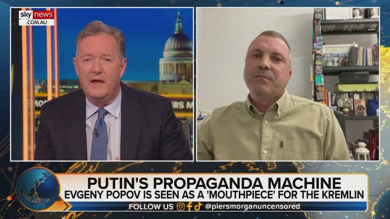 ‘You're living in a totally deluded world’: Piers Morgan clashes with Russian MP over Ukraine war