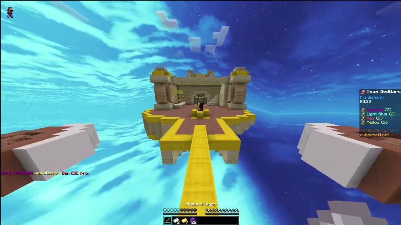 CubeCraft Bedrock Bedwars Gameplay