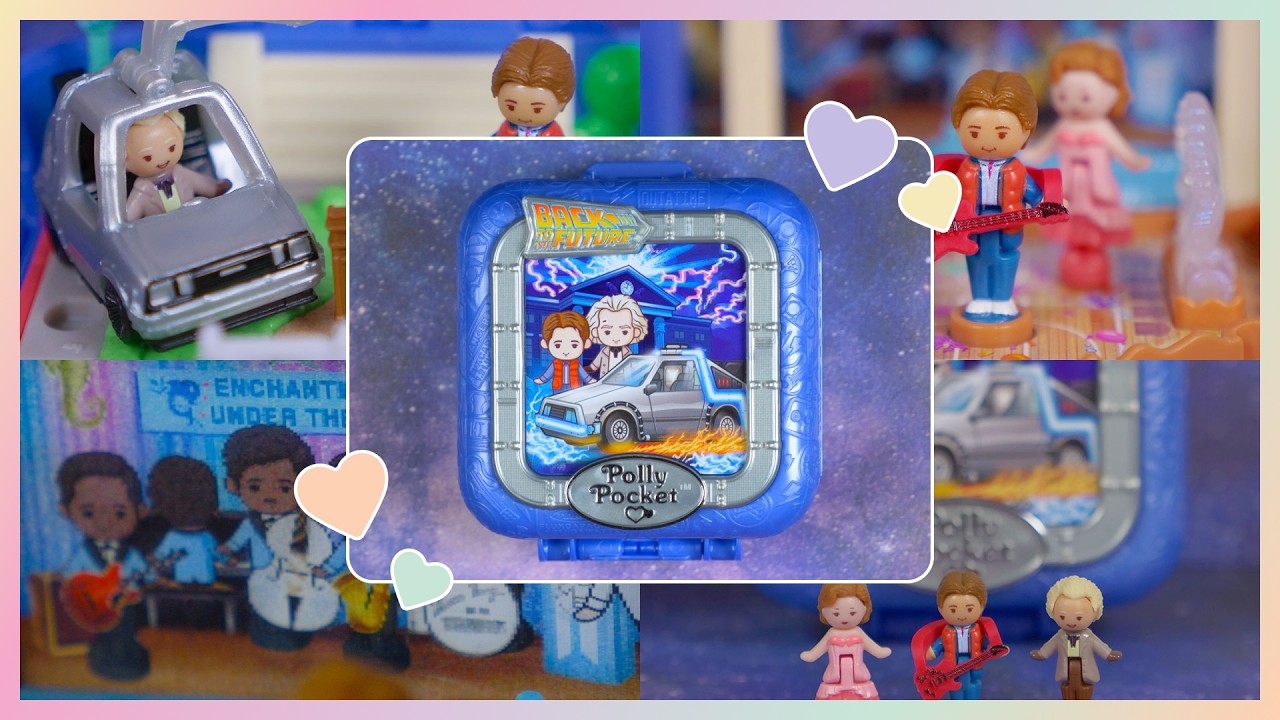 ✨Витрина✨ Коллекционный игровой набор Polly Pocket: Назад в будущее