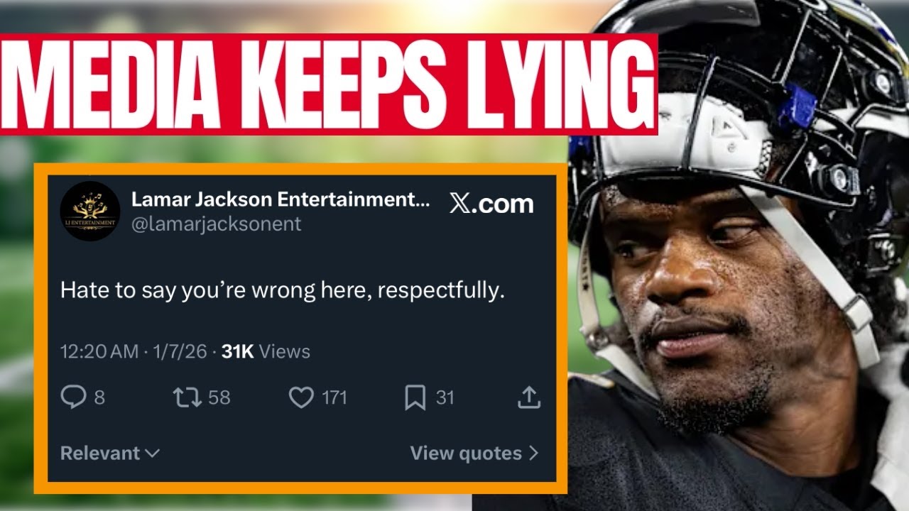 🔥 Lamar Jackson EXPOSES Media Lies! 🗣️🚫 The Truth You NEED to Hear!