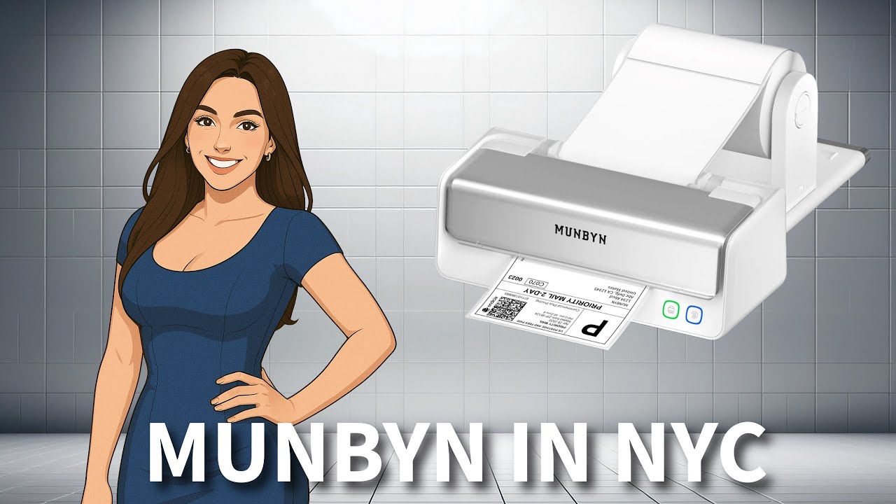 VLOG From New York City: MUNBYN RealWriter 405b Launch