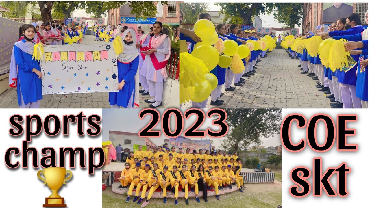 Sports welcome in lady Anderson School Sialkot 2023