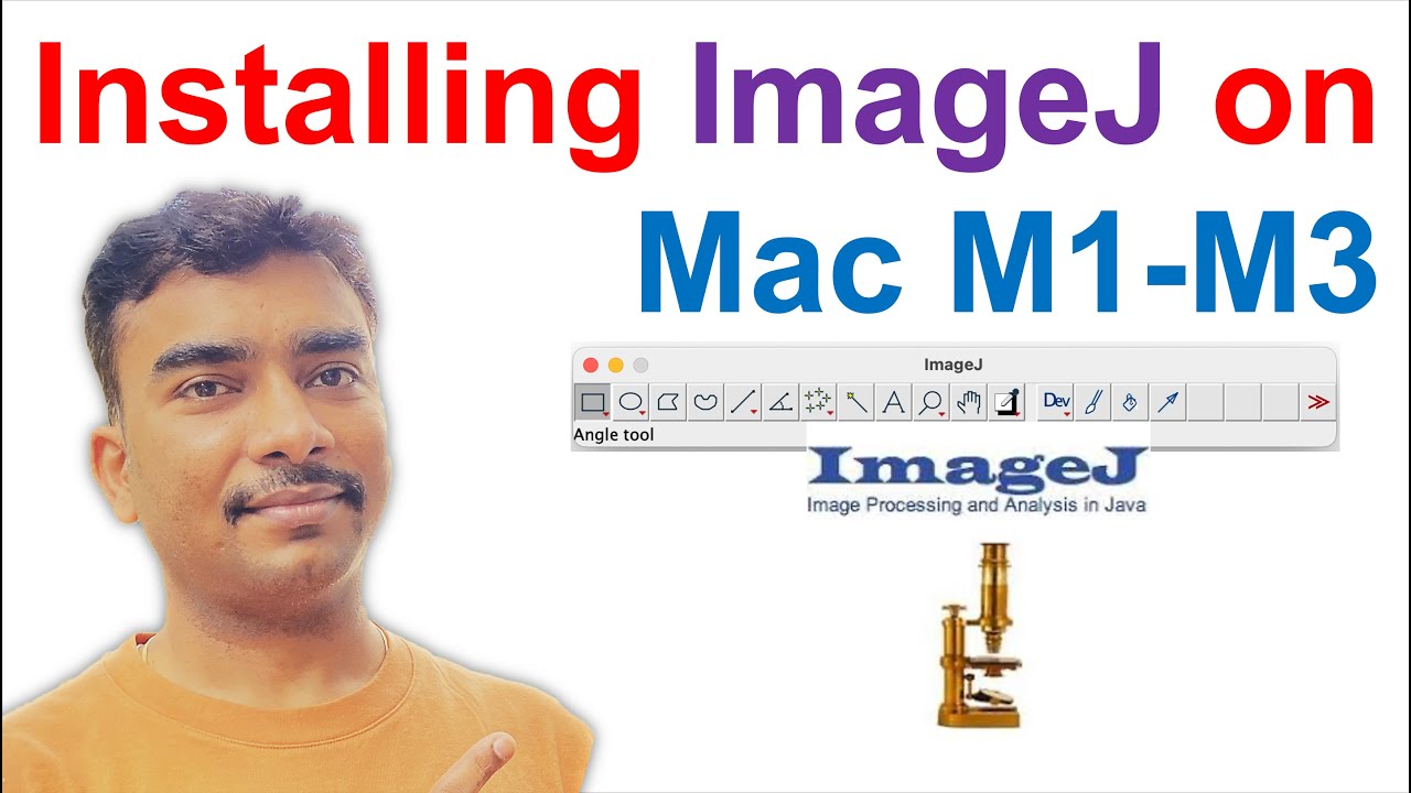 Загрузите и установите ImageJ на Mac M1, M2 и M3 (Урок 1)