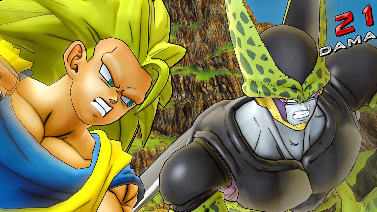 Dragon Ball Z: Ultimate Tenkaichi - SSJ3 GOKU против PERFECT CEL [Запрошено] #dragonballz