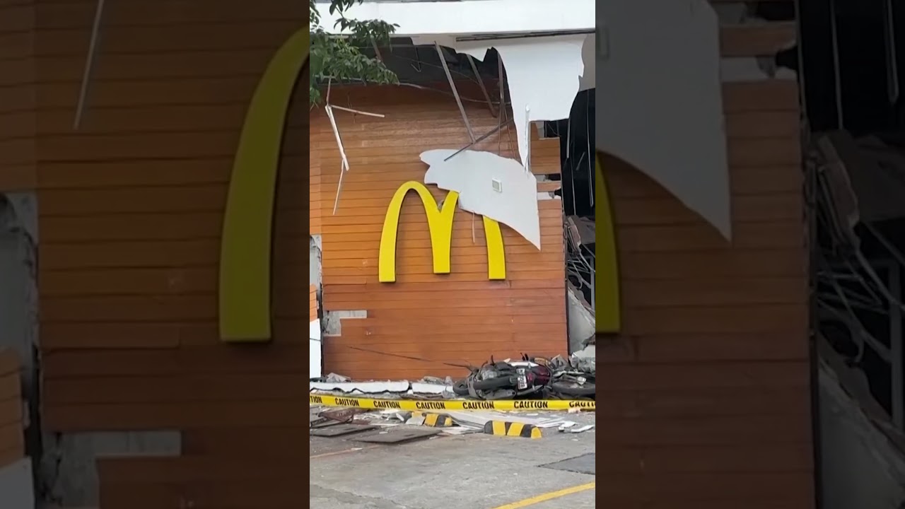 Massive 7.8 Earthquake Rocks Philippines as Buildings Collapse and Death Toll Rises #shorts