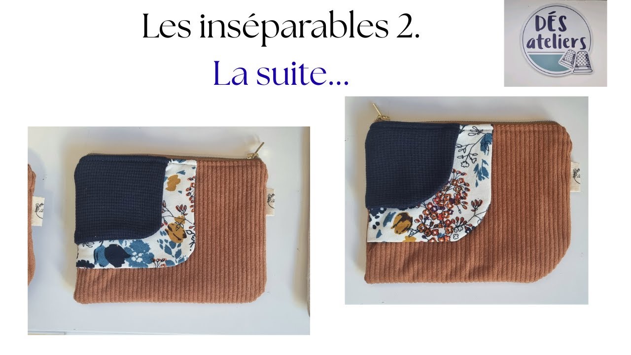 Suite de la réalisation de ma collection Les Inséparables