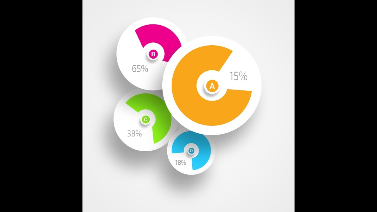InfoGraphic Tutorial in Photoshop - Circle Pie Chart
