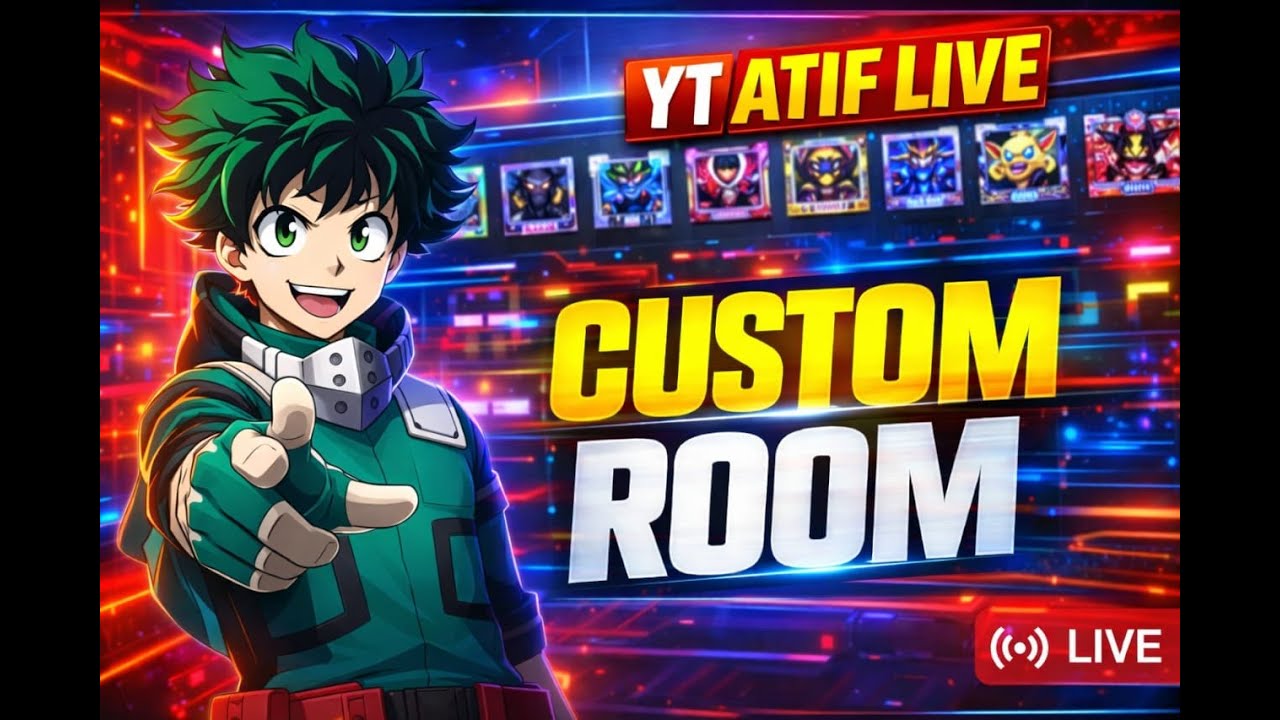 TDM 1v1 CUSTOM ROOM | YT ATIF LIVE | PUBG MOBILE