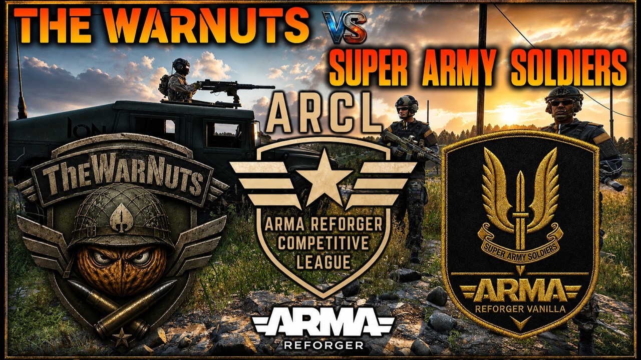 🔴 ARMA REFORGER | THE WARNUTS Vs SUPER ARMY SOLDIERS 10 V 10 | COMPETITIVE LEAGUE S2