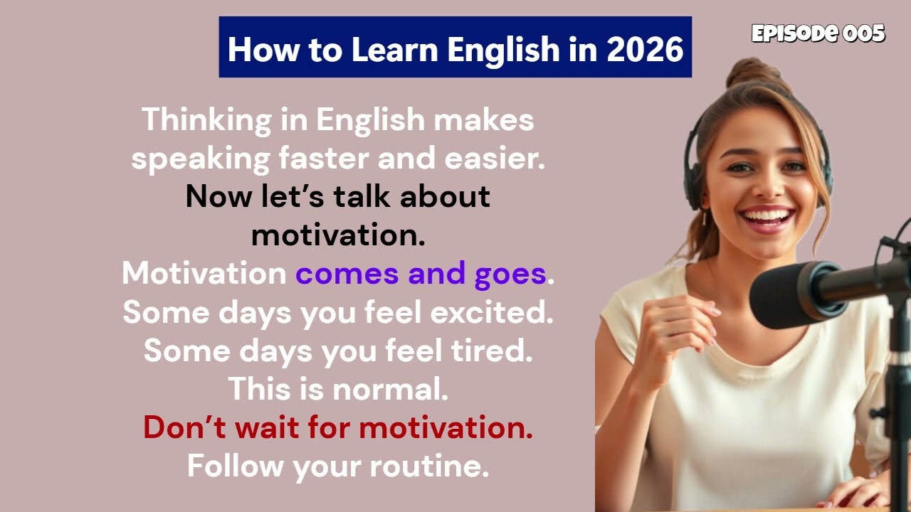 How to Learn English in 2026. Best Study Plan for Intermediate Learners. Easy English Conversation.