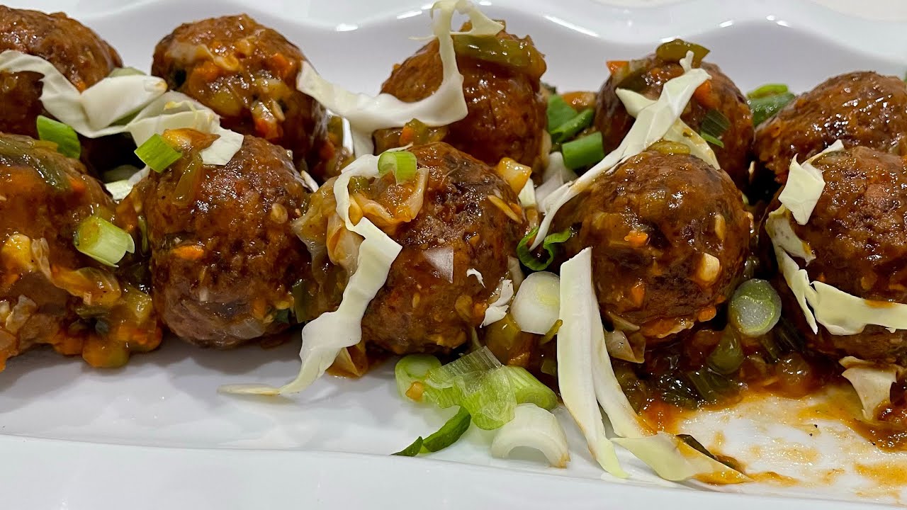 Restaurant style Veg Manchurian | Vegetable Manchurian with Gravy