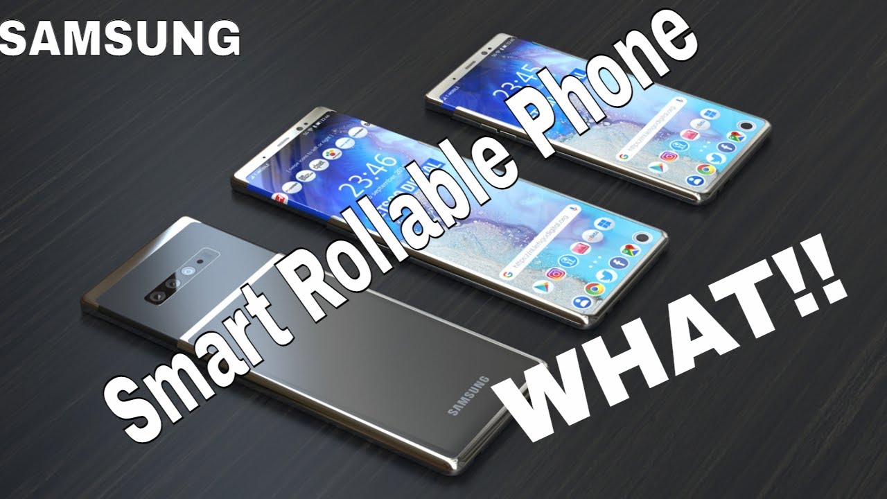 Samsung Smart Rollable Phone - WHAT!!