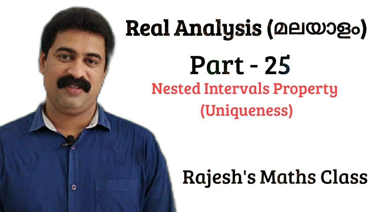 Nested Intervals Property Uniqueness