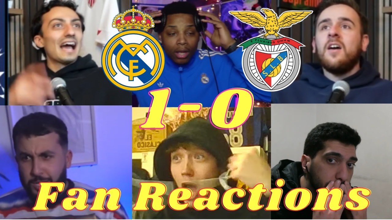 REAL MADRID 1-0 BENFICA 🔥 VINI JR SCREAMER SENDS FANS WILD! | Champions League Reactions 🤯⚽