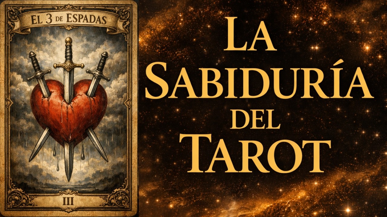 EL 3 DE ESPADAS La Sabiduría del Tarot