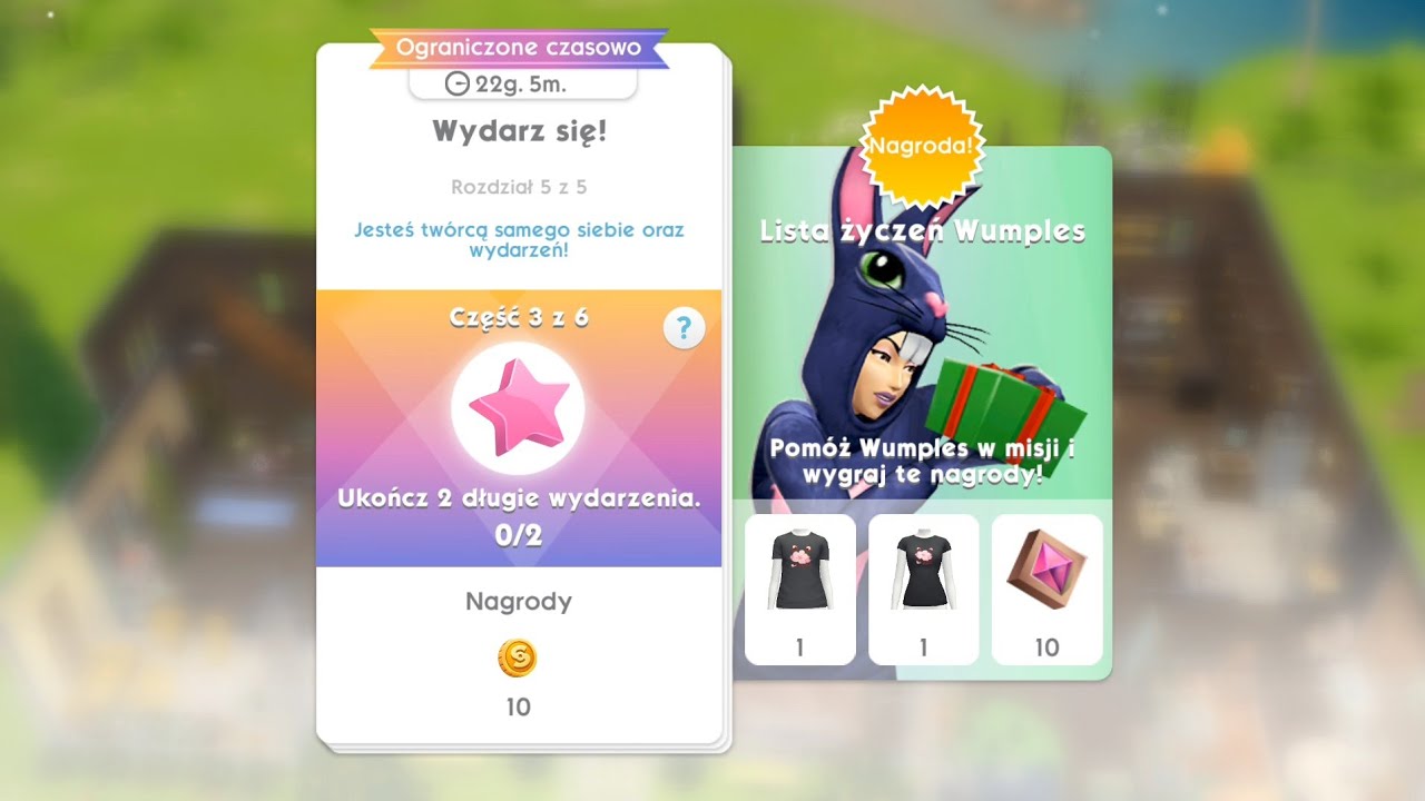 The Sims Mobile #101 - 5. rozdział listy życzeń Wumples 