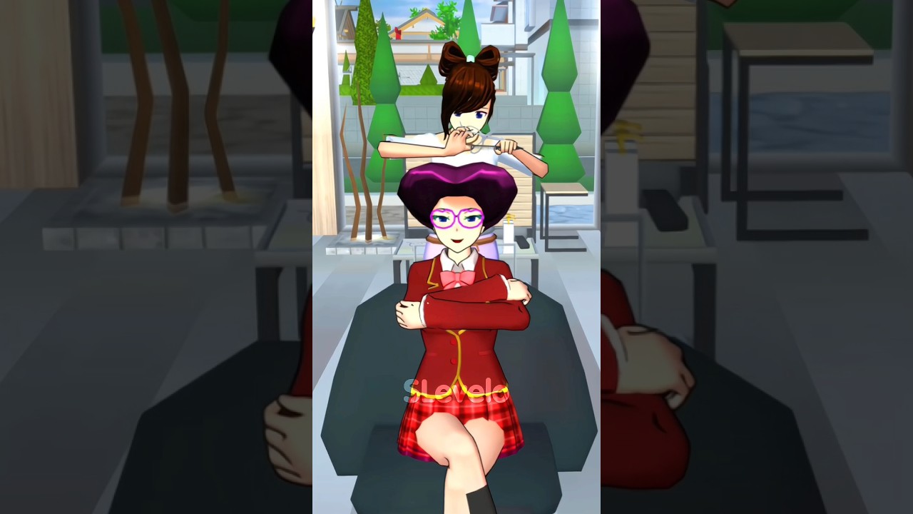 Maki go to Salon ( Ending was Unexpected ) 😂🤣 &bull; Sakura School Simulator #sakura #shorts #viral